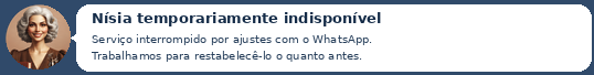 Indisponibilidade do Sistema Nísia